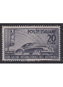 1950 32° Salone dell'Automobile di Torino Perfetto non Linguellato 1 Val Sassone 617